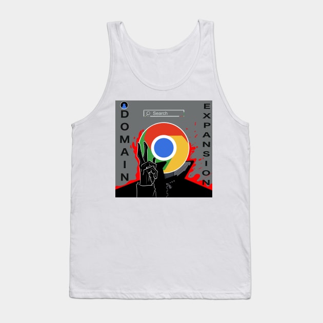 Chrome Domain Expansion v1 Tank Top by MerchForTheMind